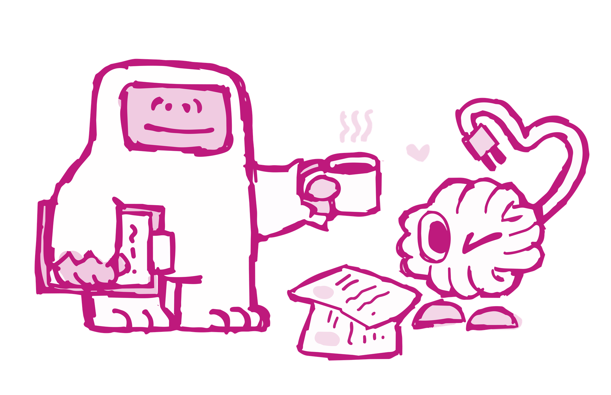 Maskot eppTec – backoffice tým